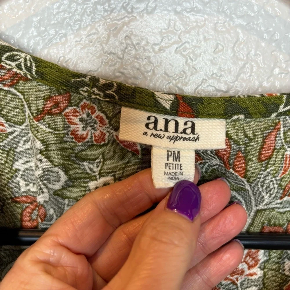 NWOT Ana Surplis Blouse - Picture 3 of 4